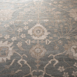 Safavieh Rlr Hand Knotted New Zealand Wool Flatweave Rug in Soft Blue and Ivory Tones 9'-0" x 12'-0" RLR6844M-9