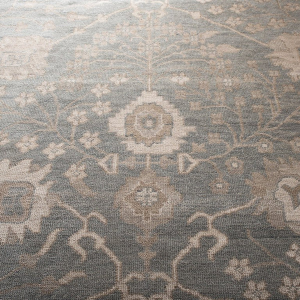 Safavieh Rlr Hand Knotted New Zealand Wool Flatweave Rug in Soft Blue and Ivory Tones 9'-0" x 12'-0" RLR6844M-9