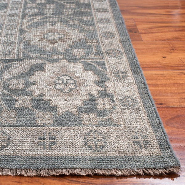 Safavieh Rlr Hand Knotted New Zealand Wool Flatweave Rug in Soft Blue and Ivory Tones 9'-0" x 12'-0" RLR6844M-9