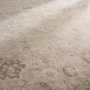 Safavieh Rlr6851f Hand-Knotted Wool Area Rug In Grey Beige Botanical Motif — Durable, Timeless Elegance 9'-0" x 12'-0" RLR6851F-9