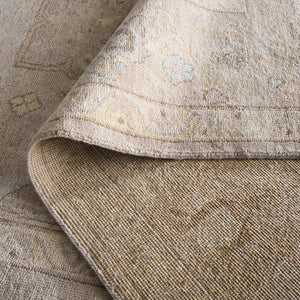 Safavieh Rlr6851f Hand-Knotted Wool Area Rug In Grey Beige Botanical Motif — Durable, Timeless Elegance 9'-0" x 12'-0" RLR6851F-9
