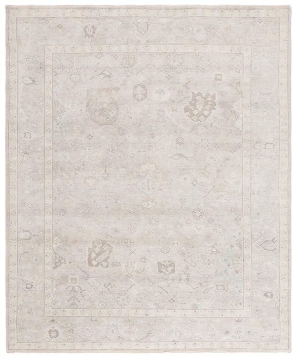 Safavieh Rlr6851f Hand-Knotted Wool Area Rug In Grey Beige Botanical Motif — Durable, Timeless Elegance 9'-0" x 12'-0" RLR6851F-9