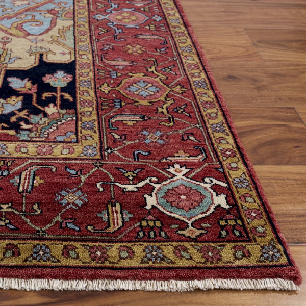 Safavieh Rlr Hand Knotted Wool Cotton Area Rug Rich Red Traditional Living Room Accent 10' x 14' RLR9601Q-10