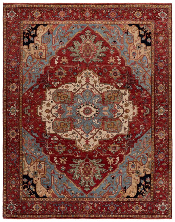 Safavieh Rlr Hand Knotted Wool Cotton Area Rug Rich Red Traditional Living Room Accent 10' x 14' RLR9601Q-10