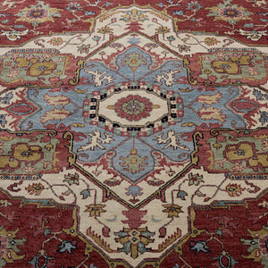 Safavieh Rlr Hand-Knotted Red Wool Rug — Timeless Artisan Craftsmanship, Low-Pile Durability & Modern Flair 8'-0" x 10'-0" RLR9601Q-8