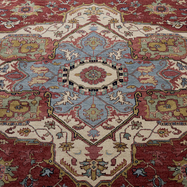 Safavieh Rlr Hand-Knotted Red Wool Rug — Timeless Artisan Craftsmanship, Low-Pile Durability & Modern Flair 8'-0" x 10'-0" RLR9601Q-8