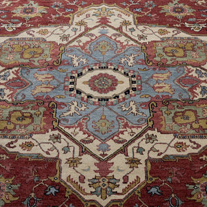 Safavieh Rlr Hand Knotted Wool Cotton Area Rug Rich Red Traditional Living Room Accent 9' x 12' RLR9601Q-9