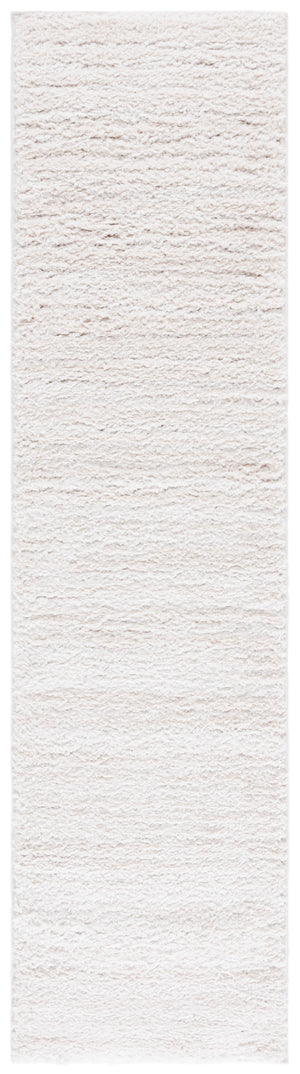 Safavieh Rumi Luxurious Round Shag Area Rug - Elegant Ivory Beige Design For Cozy Home Spaces 6ft 7in Ivory ,Light Beige Polyester Rms110a-8