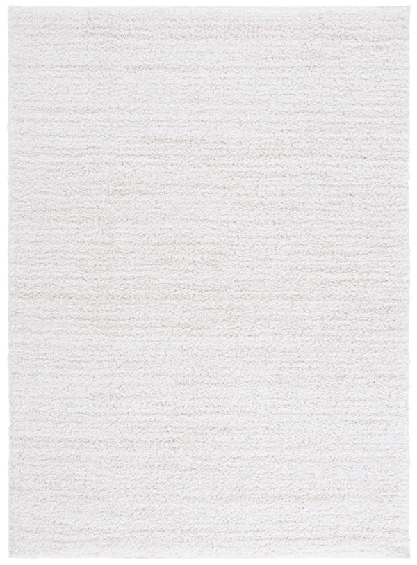 Safavieh Rumi Luxurious Round Shag Area Rug - Elegant Ivory Beige Design For Cozy Home Spaces 6ft 7in Ivory ,Light Beige Polyester Rms110a-8