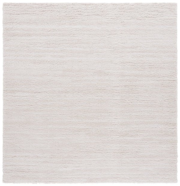 Safavieh Rumi Luxurious Round Shag Area Rug - Elegant Ivory Beige Design For Cozy Home Spaces 6ft 7in Ivory ,Light Beige Polyester Rms110a-8