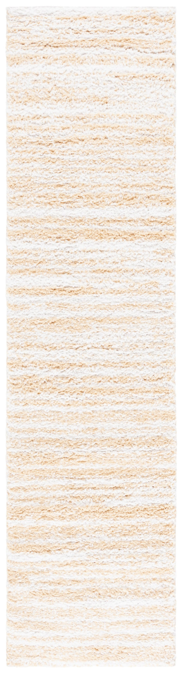 Safavieh Rumi Luxurious Round Shag Area Rug - Elegant Ivory Beige Design For Cozy Home Spaces 6ft 7in Gold ,Ivory Polyester Rms110d-8