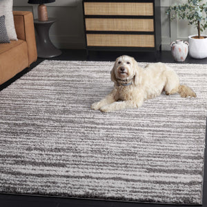 Safavieh Rumi Luxurious Round Shag Area Rug - Elegant Ivory Beige Design For Cozy Home Spaces 6ft 7in Dark Grey ,Ivory Polyester Rms110g-5