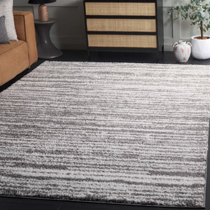 Safavieh Rumi Luxurious Round Shag Area Rug - Elegant Ivory Beige Design For Cozy Home Spaces 6ft 7in Dark Grey ,Ivory Polyester Rms110g-5