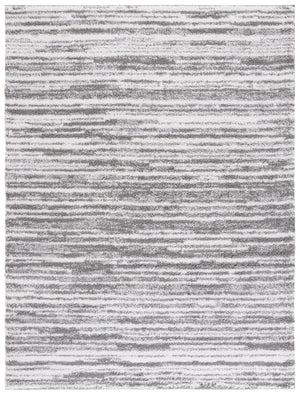 Safavieh Rumi Luxurious Round Shag Area Rug - Elegant Ivory Beige Design For Cozy Home Spaces 6ft 7in Dark Grey ,Ivory Polyester Rms110g-5