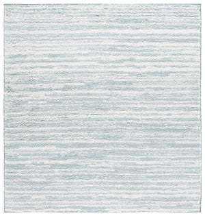 Safavieh Rumi Luxurious Round Shag Area Rug - Elegant Ivory Beige Design For Cozy Home Spaces 6ft 7in Aqua ,Ivory Polyester Rms110j-7sq