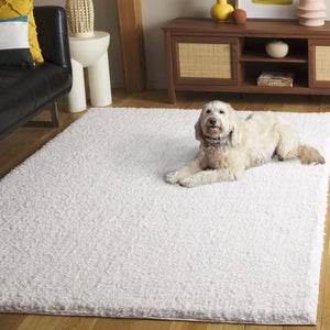 Safavieh Rumi Shag Area Rug - Luxurious Plush Comfort And Modern Elegance For Any Home Décor Style Ivory Polyester Rms120a-4