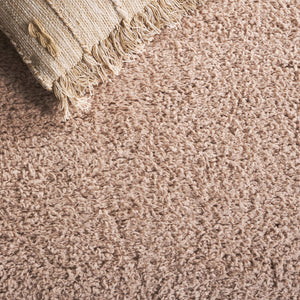 Safavieh Rumi Shag Area Rug - Luxurious Plush Comfort And Modern Elegance For Any Home Décor Style Beige Polyester Rms120b-7sq