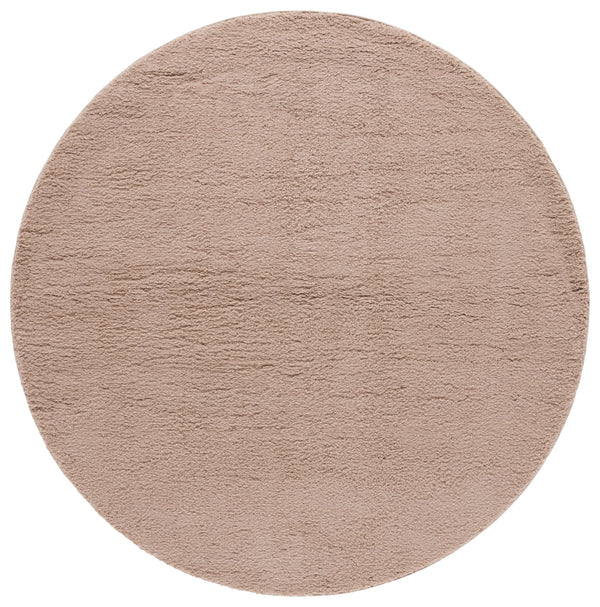 Safavieh Rumi Shag Area Rug - Luxurious Plush Comfort And Modern Elegance For Any Home Décor Style Beige Polyester Rms120b-7sq