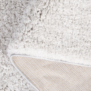 Safavieh Rumi Shag Area Rug - Luxurious Plush Comfort And Modern Elegance For Any Home Décor Style Light Grey Polyester Rms120f-28