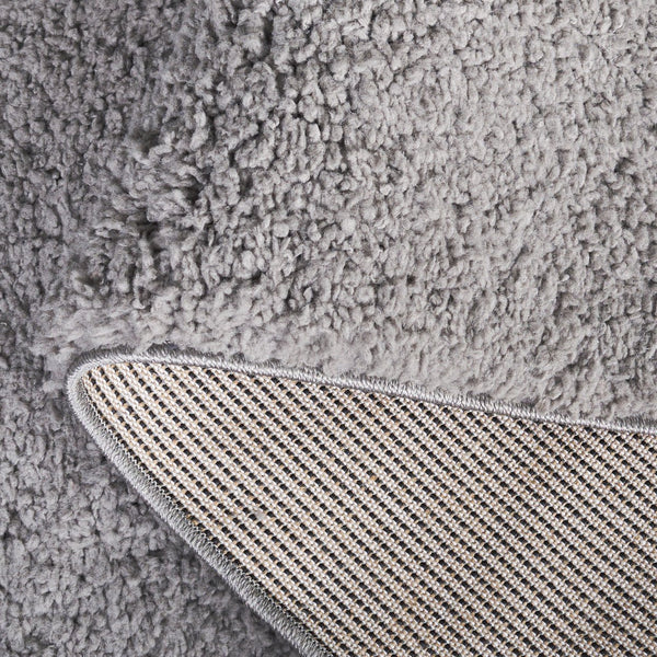 Safavieh Rumi Shag Area Rug - Luxurious Plush Comfort And Modern Elegance For Any Home Décor Style Dark Grey Polyester Rms120g-7r