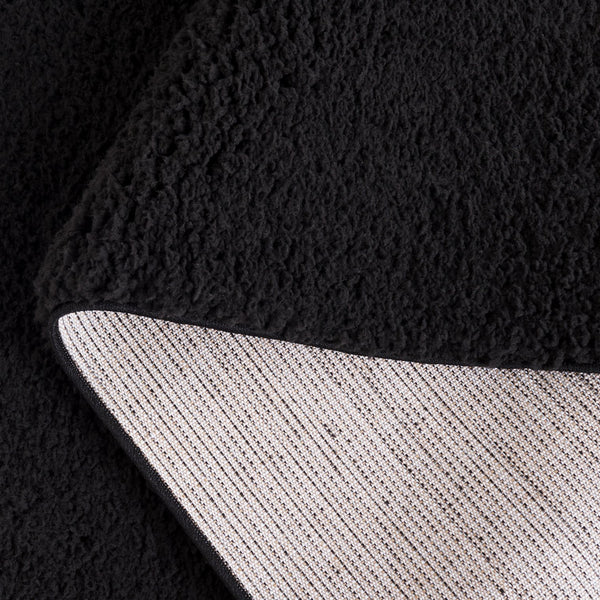 Safavieh Rumi Shag Area Rug - Luxurious Plush Comfort And Modern Elegance For Any Home Décor Style Black Polyester Rms120z-9