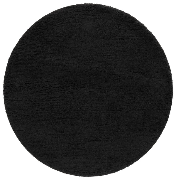 Safavieh Rumi Shag Area Rug - Luxurious Plush Comfort And Modern Elegance For Any Home Décor Style Black Polyester Rms120z-9
