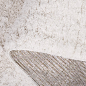 Safavieh Rumi Shag Area Rug – Plush Turkish Craftsmanship In Elegant Beige Tones For Cozy Living Spaces Ivory ,Light Beige Polyester Rms122a-7r