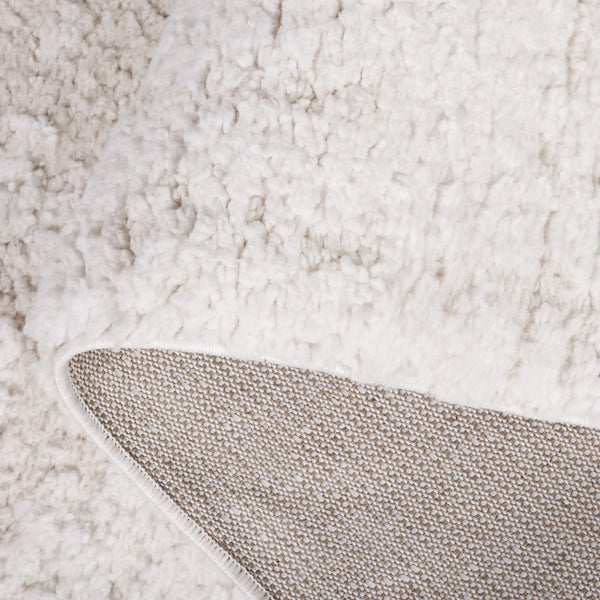 Safavieh Rumi Shag Area Rug – Plush Turkish Craftsmanship In Elegant Beige Tones For Cozy Living Spaces Ivory ,Light Beige Polyester Rms122a-7r