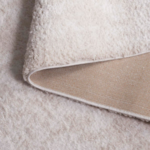 Safavieh Rumi Shag Runner Rug - Luxurious Flokati Style In Soft Beige, Perfect For Hallways & Cozy Spaces Ivory ,Light Beige Polyester Rms124a-7sq