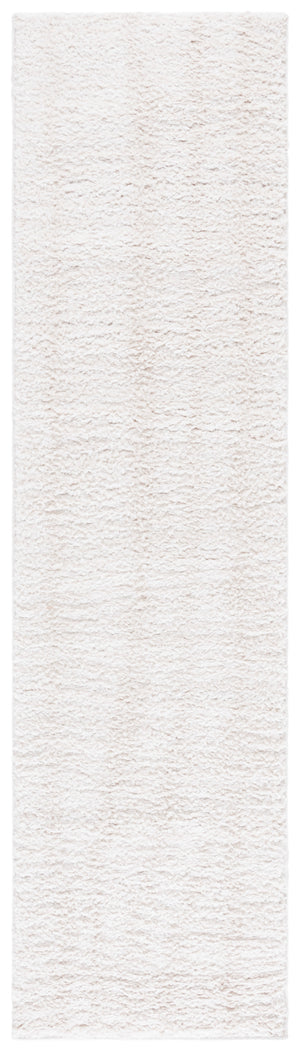 Safavieh Rumi Plush Shag Runner In Ivory Light Beige — High-Pile Flokati Texture, Durable Jute Backing, Cozy Elegance 2'-2" x 7'-0" RMS130A-27