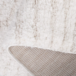 Safavieh Rumi Shag Area Rug For Luxurious Living Spaces – Soft, Durable, And Elegant Home Decor Essential Ivory ,Light Beige Polyester Rms130a-1115