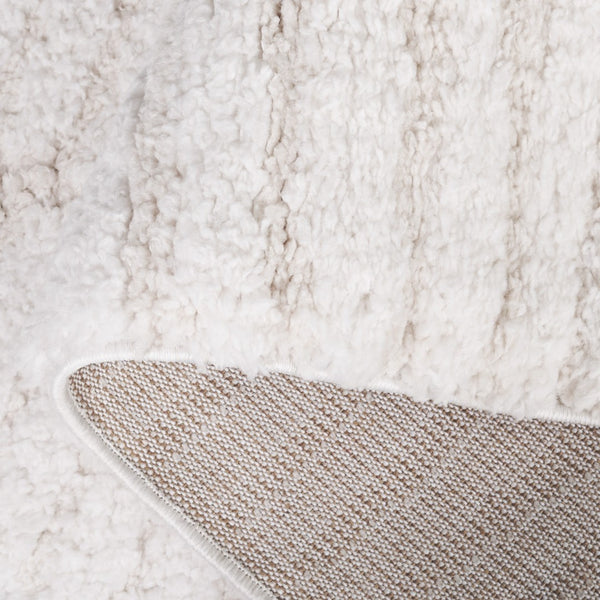 Safavieh Rumi Shag Area Rug For Luxurious Living Spaces – Soft, Durable, And Elegant Home Decor Essential Ivory ,Light Beige Polyester Rms130a-1115