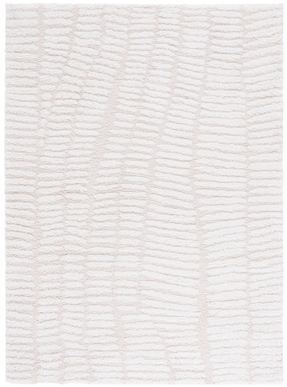 Safavieh Rumi Shag Area Rug – Luxurious Soft Texture, Timeless Elegance, Durable Design For Your Home Decor Ivory ,Light Beige Polyester Rms130a-5