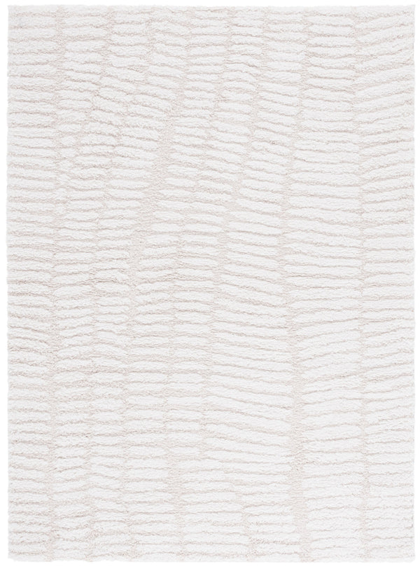Safavieh Rumi Shag Area Rug – Luxurious Soft Texture, Timeless Elegance, Durable Design For Your Home Decor Ivory ,Light Beige Polyester Rms130a-5