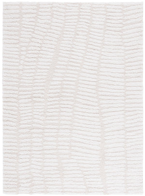 Safavieh Rumi Plush Shag Runner In Ivory Light Beige — High-Pile Flokati Texture, Durable Jute Backing, Cozy Elegance 2'-2" x 7'-0" RMS130A-27