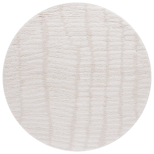 Safavieh Rumi Shag Area Rug – Luxurious Soft Texture, Timeless Elegance, Durable Design For Your Home Decor Ivory ,Light Beige Polyester Rms130a-5