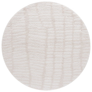 Safavieh Rumi Plush Shag Runner In Ivory Light Beige — High-Pile Flokati Texture, Durable Jute Backing, Cozy Elegance 2'-2" x 7'-0" RMS130A-27