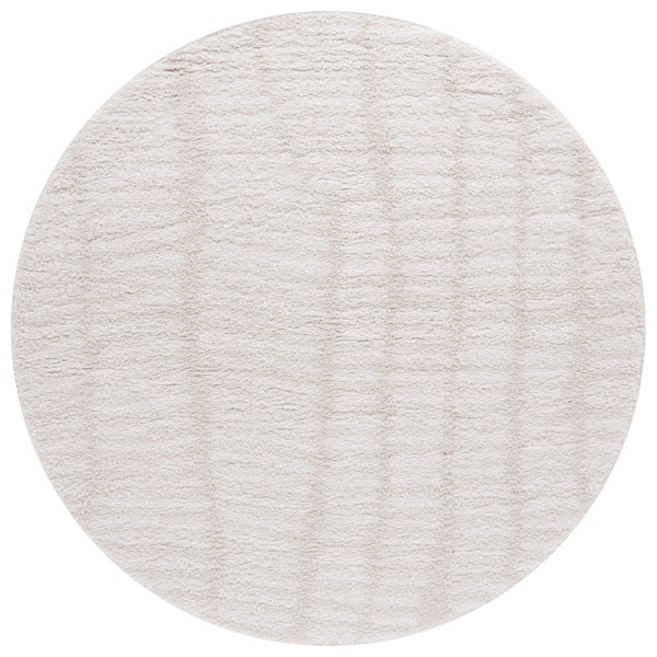 Safavieh Rumi Shag Area Rug For Luxurious Living Spaces – Soft, Durable, And Elegant Home Decor Essential Ivory ,Light Beige Polyester Rms130a-1115