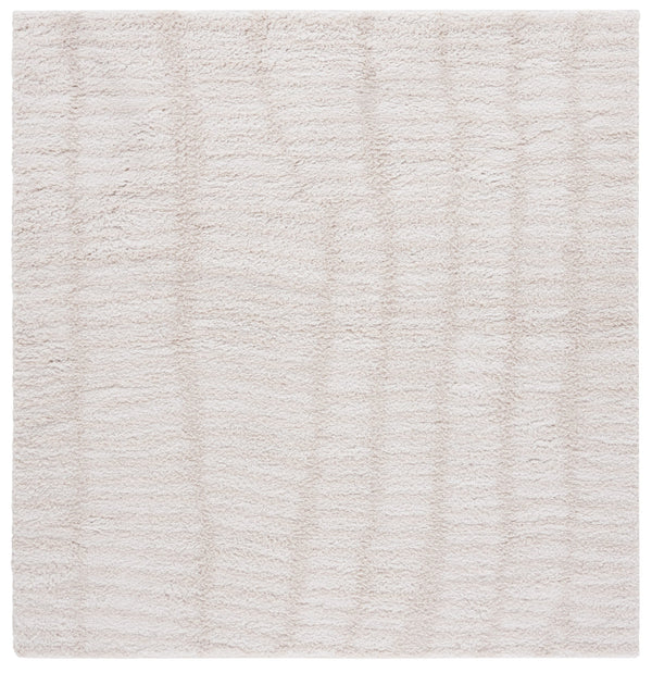 Safavieh Rumi Shag Area Rug – Luxurious Soft Texture, Timeless Elegance, Durable Design For Your Home Decor Ivory ,Light Beige Polyester Rms130a-5