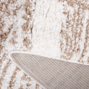 Safavieh Rumi Shag Runner Rug - Luxurious Plush Texture For Timeless Elegance And Cozy Sophistication Beige ,Ivory Polyester Rms132b-7r