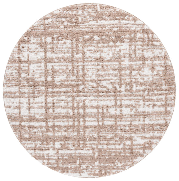 Safavieh Rumi Shag Runner Rug - Luxurious Plush Texture For Timeless Elegance And Cozy Sophistication Beige ,Ivory Polyester Rms132b-7r