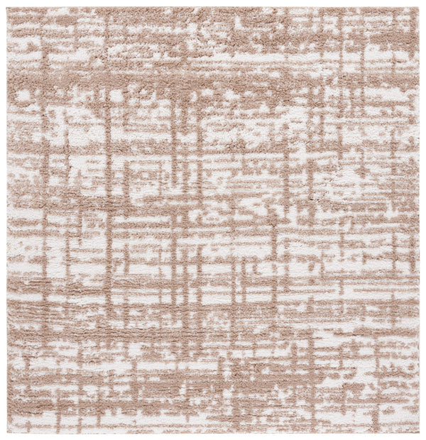 Safavieh Rumi Shag Runner Rug - Luxurious Plush Texture For Timeless Elegance And Cozy Sophistication Beige ,Ivory Polyester Rms132b-7r