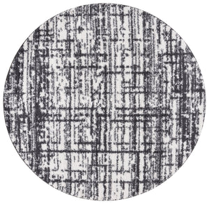 Safavieh Rumi Shag Runner Rug - Luxurious Plush Texture For Timeless Elegance And Cozy Sophistication Charcoal ,Ivory Polyester Rms132h-7sq