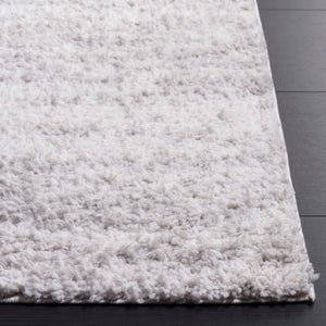 Safavieh Rumi Plush Shag Rug In Sophisticated Grey And Ivory - Elevate Your Home With Timeless Elegance Grey ,Ivory Polyester Rms134f-8