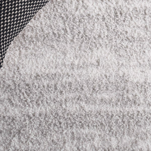 Safavieh Rumi Plush Shag Rug In Sophisticated Grey And Ivory - Elevate Your Home With Timeless Elegance Grey ,Ivory Polyester Rms134f-8