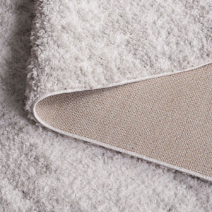 Safavieh Rumi Plush Shag Rug In Sophisticated Grey And Ivory - Elevate Your Home With Timeless Elegance Grey ,Ivory Polyester Rms134f-8