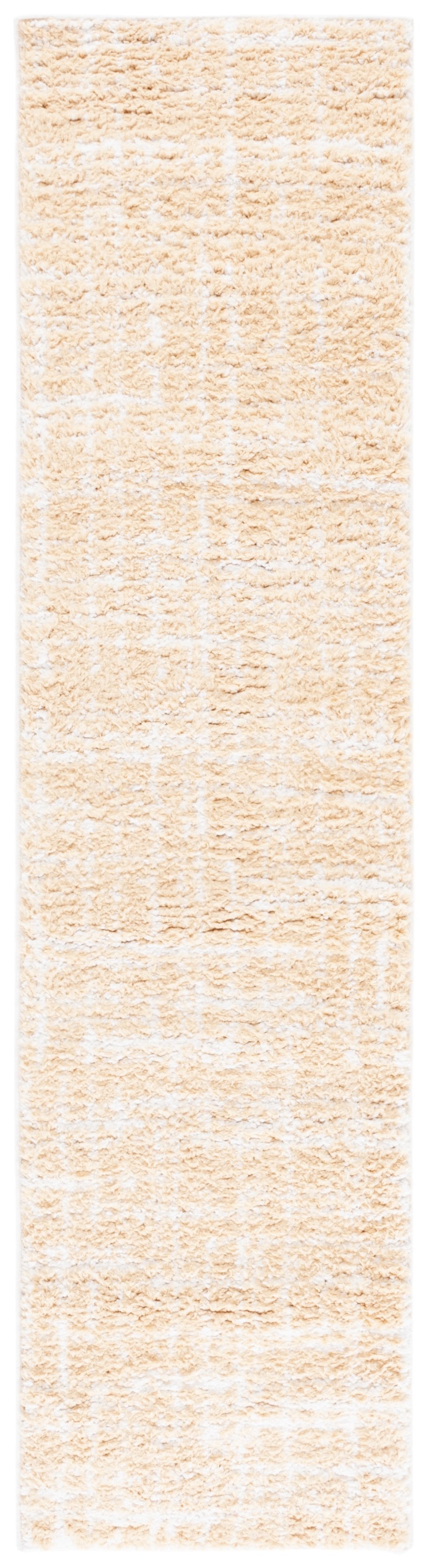 Safavieh Rumi Shag Area Rug - Luxurious Gold And Ivory Texture For Elegant Home Décor, Perfect For Any Space Gold ,Ivory Polyester Rms136d-28