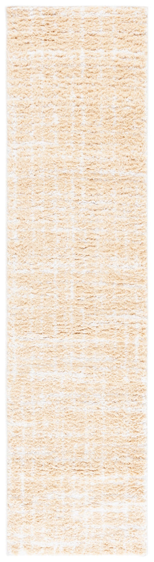 Safavieh Rumi Shag Area Rug - Luxurious Gold And Ivory Texture For Elegant Home Décor, Perfect For Any Space Gold ,Ivory Polyester Rms136d-28