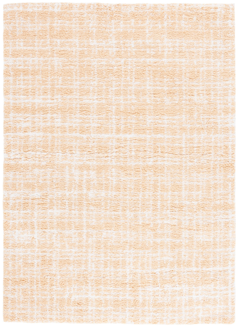 Safavieh Rumi Shag Area Rug - Luxurious Gold And Ivory Texture For Elegant Home Décor, Perfect For Any Space Gold ,Ivory Polyester Rms136d-28