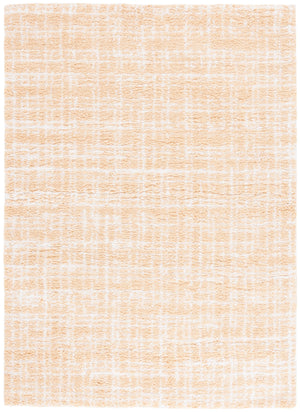 Safavieh Rumi Shag Area Rug - Luxurious Gold And Ivory Texture For Elegant Home Décor, Perfect For Any Space Gold ,Ivory Polyester Rms136d-28
